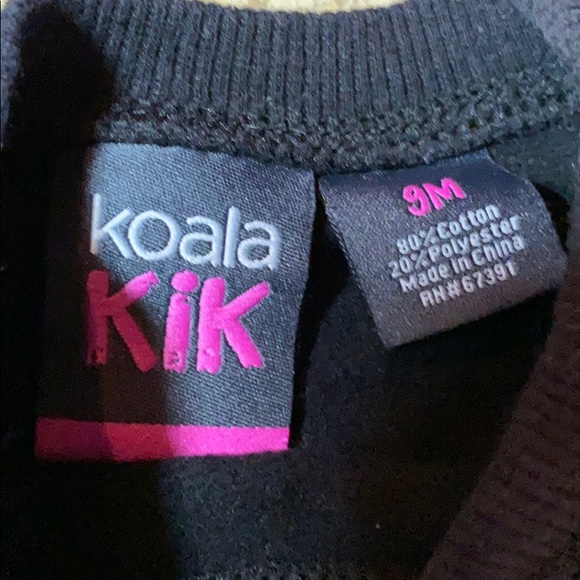 Boutique Koala KIK “I Wake UP” Like This Sweatshirt Size 9m - Picture 4 of 4